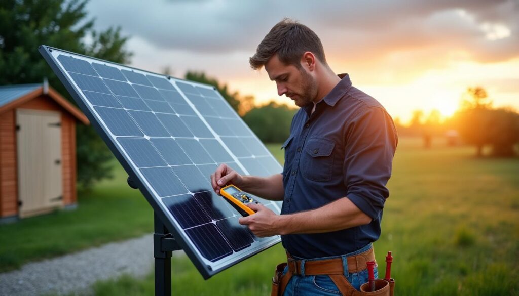 Comment tester un panneau solaire 12V pour maximiser votre production électrique